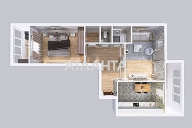 2-кімнатна квартира за адресою вул. Центральна (площа 78 м²) - Atlanta.ua - фото 22