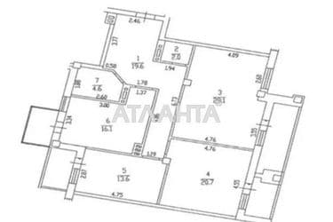 Багатокімнатна квартира за адресою Книжковий пров. (площа 114,0 м²) - Atlanta.ua - фото 6