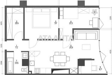 2-кімнатна квартира за адресою вул. Генуезька (площа 74 м²) - Atlanta.ua - фото 18