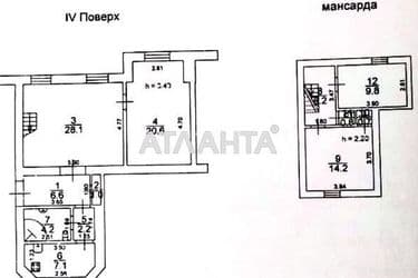 Багатокімнатна квартира за адресою вул. Гоголя (площа 102 м²) - Atlanta.ua - фото 14