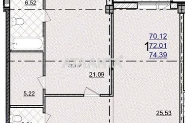 1-room apartment apartment by the address st. Frantsuzskiy bul Proletarskiy bul (area 74,4 m²) - Atlanta.ua - photo 11