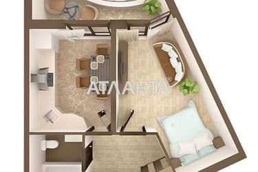 1-room apartment apartment by the address st. Fontanskaya dor Perekopskoy Divizii (area 43,3 m²) - Atlanta.ua - photo 8