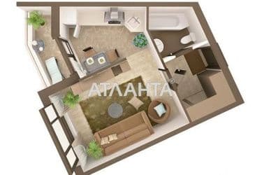 1-кімнатна квартира за адресою Фонтанська дор. (площа 37,2 м²) - Atlanta.ua - фото 10
