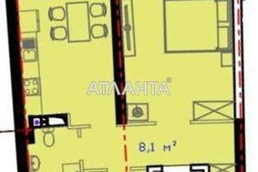 1-кімнатна квартира за адресою вул. Гоголя (площа 41,8 м²) - Atlanta.ua - фото 16