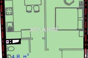 1-кімнатна квартира за адресою вул. Гоголя (площа 41,6 м²) - Atlanta.ua - фото 16
