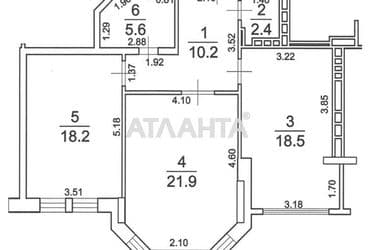 2-кімнатна квартира за адресою вул. Парусна (площа 76,8 м²) - Atlanta.ua - фото 4