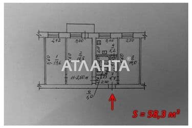 3-rooms apartment apartment by the address st. Srednefontanskiy per (area 58 m²) - Atlanta.ua - photo 17