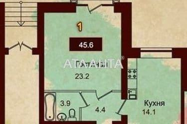 1-кімнатна квартира за адресою вул. Французький бульв. (площа 46,4 м²) - Atlanta.ua - фото 20