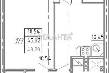 1-кімнатна квартира за адресою вул. Середньофонтанська (площа 49,8 м²) - Atlanta.ua - фото 6