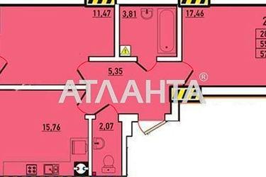 2-rooms apartment apartment by the address st. Raduzhnyy m n (area 60 m²) - Atlanta.ua - photo 22