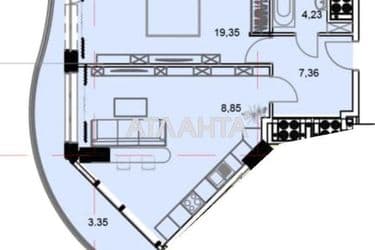 1-кімнатна квартира за адресою вул. Гагарінське плато (площа 62,9 м²) - Atlanta.ua - фото 7