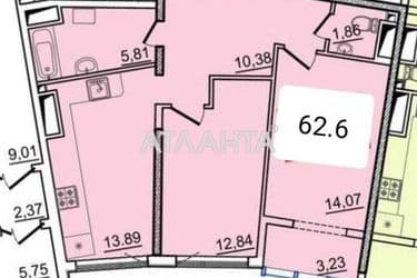 2-кімнатна квартира за адресою вул. Генуезька (площа 62,6 м²) - Atlanta.ua - фото 25