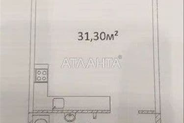 1-комнатная квартира по адресу Гагарина пр. (площадь 42,7 м²) - Atlanta.ua - фото 9