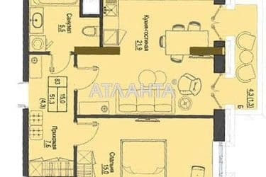 1-кімнатна квартира за адресою вул. Французький бульв. (площа 55,8 м²) - Atlanta.ua - фото 7