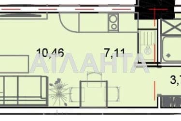 1-кімнатна квартира за адресою вул. Гагарінське плато (площа 40,3 м²) - Atlanta.ua - фото 10