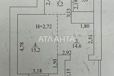 1-кімнатна квартира за адресою вул. Чехова (площа 38,6 м²) - Atlanta.ua - фото 46