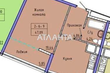 2-rooms apartment apartment by the address st. Kamanina (area 48 m²) - Atlanta.ua - photo 31