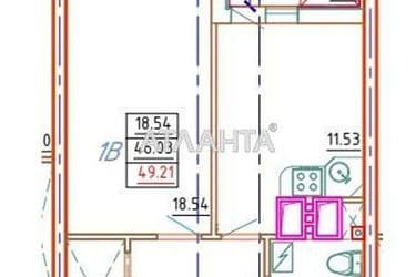 1-кімнатна квартира за адресою вул. Середньофонтанська (площа 49,5 м²) - Atlanta.ua - фото 9