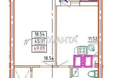 1-кімнатна квартира за адресою вул. Середньофонтанська (площа 49,6 м²) - Atlanta.ua - фото 14