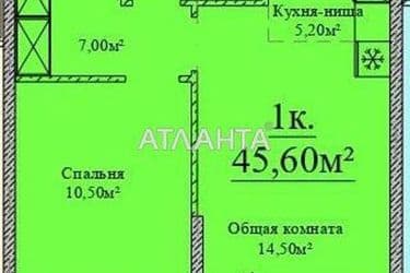 1-кімнатна квартира за адресою вул. Варненська (площа 46,2 м²) - Atlanta.ua - фото 6