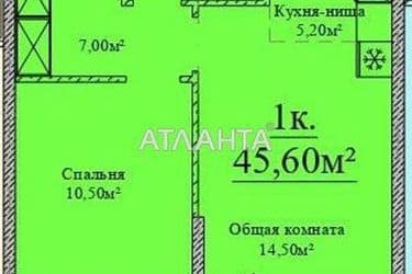 1-room apartment apartment by the address st. Varnenskaya (area 46,2 m²) - Atlanta.ua - photo 6