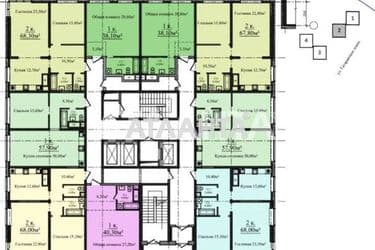 1-room apartment apartment by the address st. Gagarinskoe plato (area 57,9 m²) - Atlanta.ua - photo 20