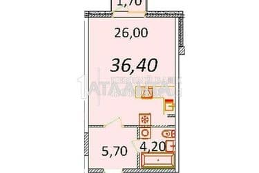 1-кімнатна квартира за адресою вул. Піонерська (площа 36,4 м²) - Atlanta.ua - фото 5