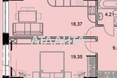 1-кімнатна квартира за адресою вул. Гагарінське плато (площа 54,1 м²) - Atlanta.ua - фото 8