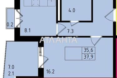 1-кімнатна квартира за адресою Небесної сотні пр. (площа 38,2 м²) - Atlanta.ua - фото 4