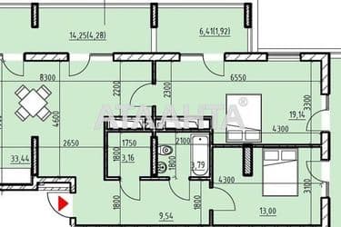 2-rooms apartment apartment by the address st. Radostnaya (area 92,8 m²) - Atlanta.ua - photo 5