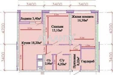 2-кімнатна квартира за адресою вул. Толбухіна (площа 68 м²) - Atlanta.ua - фото 20