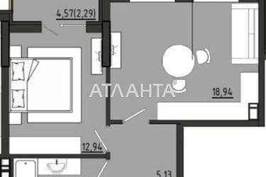 1-кімнатна квартира за адресою вул. Чехова (площа 44,2 м²) - Atlanta.ua - фото 3