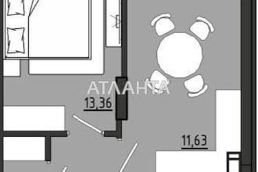 1-кімнатна квартира за адресою вул. Чехова (площа 37,2 м²) - Atlanta.ua - фото 7