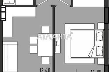 1-кімнатна квартира за адресою вул. Чехова (площа 37,2 м²) - Atlanta.ua - фото 5