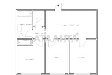 3-кімнатна квартира за адресою вул. Перлинна (площа 60 м²) - Atlanta.ua - фото 36