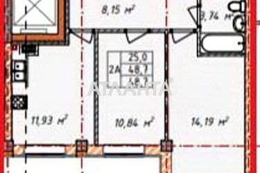 2-кімнатна квартира за адресою Люстдорфська дор. (площа 48,7 м²) - Atlanta.ua - фото 15