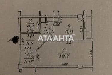 1-кімнатна квартира за адресою вул. Перлинна (площа 44,5 м²) - Atlanta.ua - фото 18