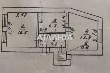 2-rooms apartment apartment by the address st. Babadzhanyana marsh Rekordnaya (area 42 m²) - Atlanta.ua - photo 19