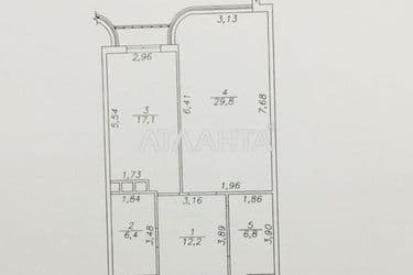 2-кімнатна квартира за адресою вул. Березова (площа 73,1 м²) - Atlanta.ua - фото 13