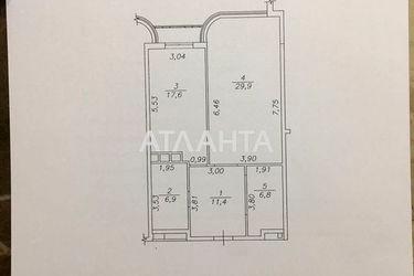 2-кімнатна квартира за адресою вул. Березова (площа 72,6 м²) - Atlanta.ua - фото 7