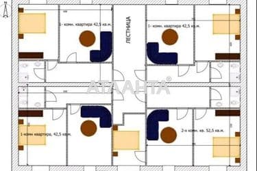 1-room apartment apartment by the address st. Posmitnogo (area 42,5 m²) - Atlanta.ua - photo 24