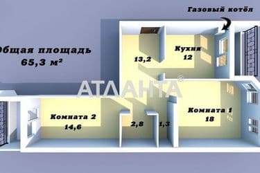 2-комнатная квартира по адресу ул. Вильямса ак. (площадь 65,3 м²) - Atlanta.ua - фото 16