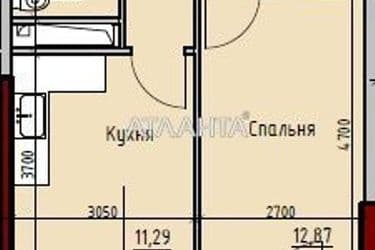 1-комнатная квартира по адресу ул. Радостная (площадь 38,5 м²) - Atlanta.ua - фото 9