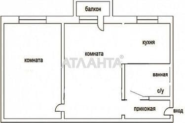 2-кімнатна квартира за адресою вул. Варненська (площа 45,3 м²) - Atlanta.ua - фото 22
