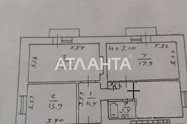 3-комнатная квартира по адресу Гагарина пр. (площадь 75 м²) - Atlanta.ua - фото 20