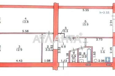 3-rooms apartment apartment by the address st. Parkovaya (area 61 m²) - Atlanta.ua - photo 17