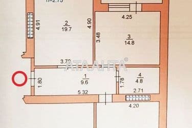 2-кімнатна квартира за адресою вул. Парусна (площа 82 м²) - Atlanta.ua - фото 10