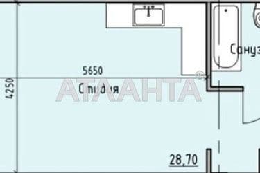 1-room apartment apartment by the address st. Primorskaya Suvorova (area 49,6 m²) - Atlanta.ua - photo 4