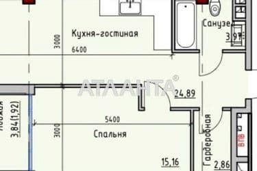 1-комнатная квартира по адресу ул. Приморская (площадь 47,7 м²) - Atlanta.ua - фото 8
