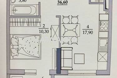 1-комнатная квартира по адресу ул. Вильямса ак. (площадь 36,6 м²) - Atlanta.ua - фото 8